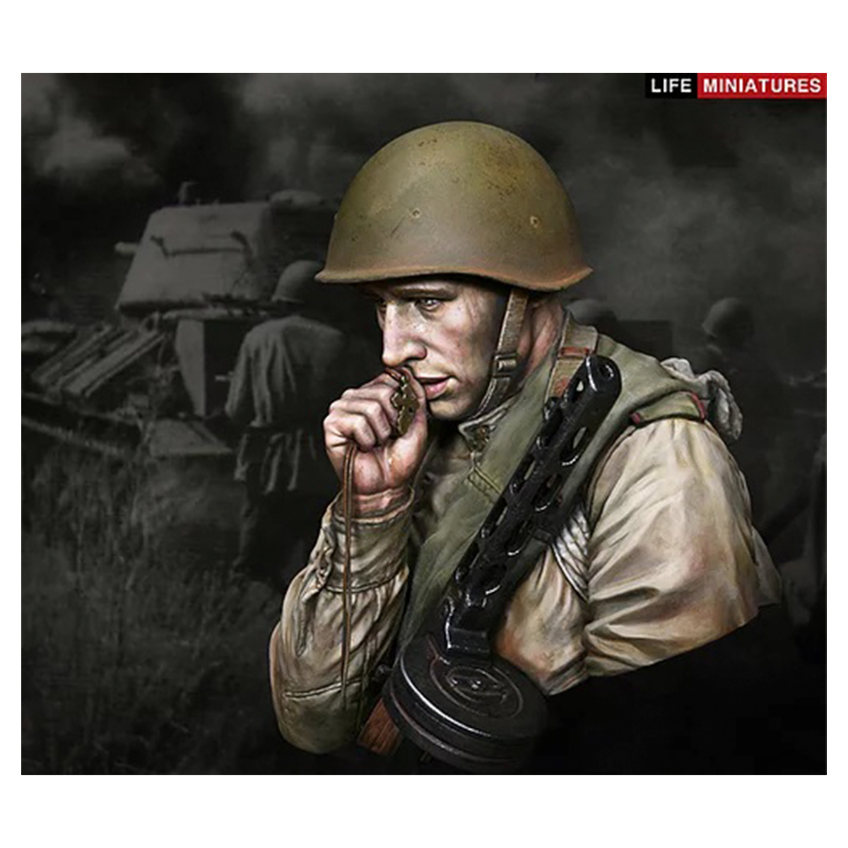 Life Miniatures – ‘On The Edge of No Man’s Land’ WW2 Young Red Army Infantryman, Battle of Kursk – 1/10 bust
