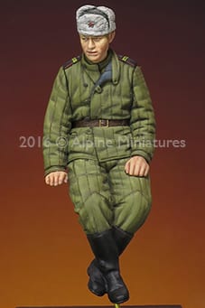 Alpine Miniatures 1/35; Comandante carrista Russo WWII #1 