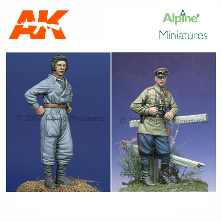 Alpine Miniatures – WW2 Russian Tanker Set (2 figs) 1/35