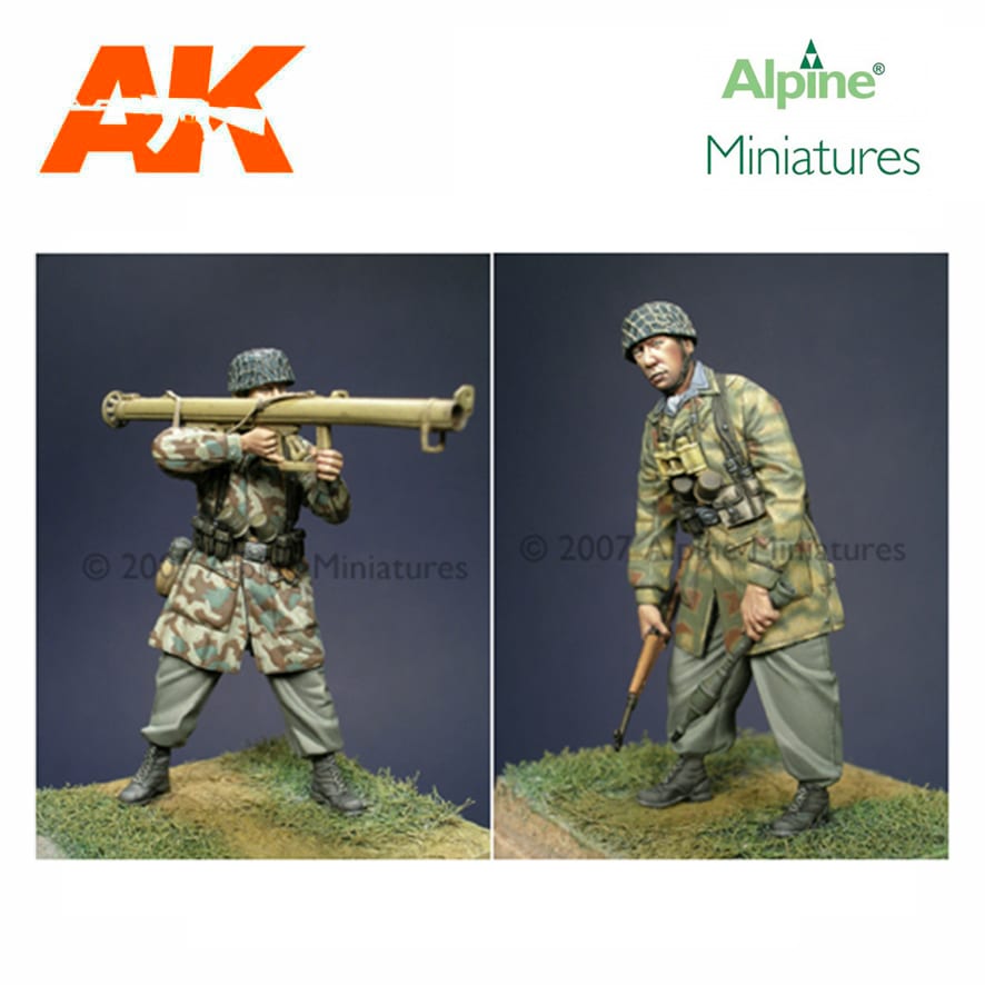 Alpine Miniatures – German Para Anti-Tank Team (2 figs) 1/35