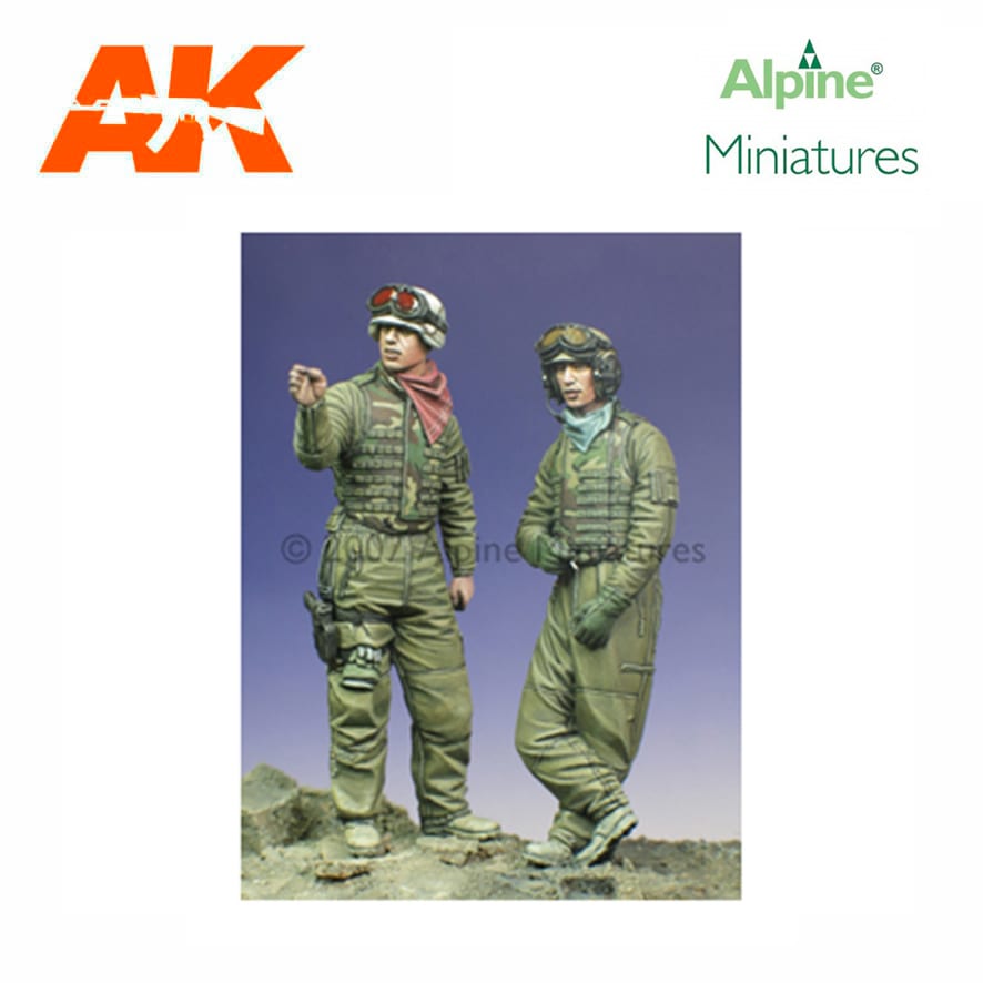 Alpine Miniatures – OIF US Tank Crew Set (2 figs) 1/35