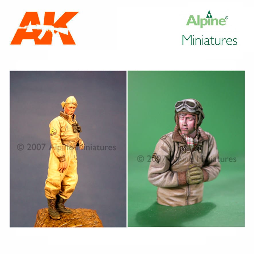 Alpine Miniatures – US Tank Crew in Winter Set (2 figs) 1/35