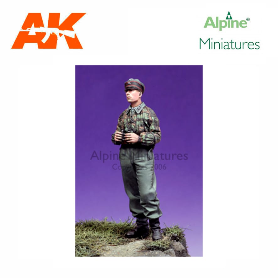 Alpine Miniatures – SS Panzer Recon Officer 1/35