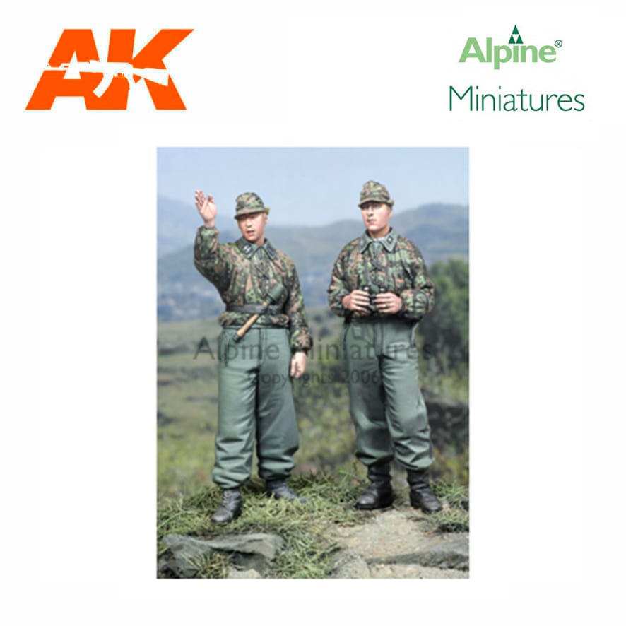 Buy Alpine Miniature - SS Panzer Recon Crew (2 figs) 1/35 online for32,95€