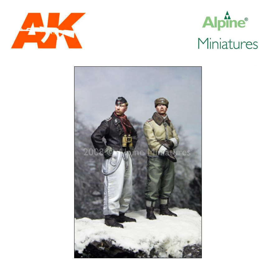 Alpine Miniatures – LAH Officers Kharkov Set #1 (2 figs) 1/35