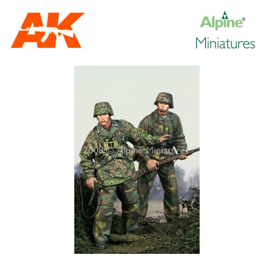 Alpine Miniatures – 12 Ss “HJ” Grenadier Set (2 figs) 1/35