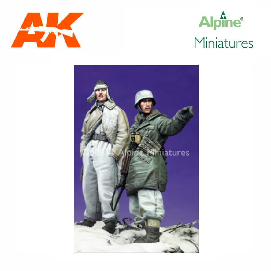 Alpine Miniatures – LAH Officer Kharkov Set #2 (2 figs) 1/35