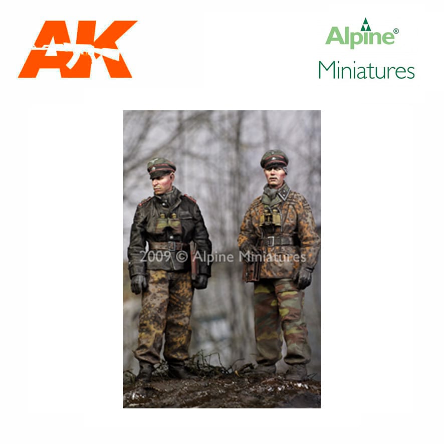 Alpine Miniatures – LAH Officers Ardennes Set (2 figs) 1/35