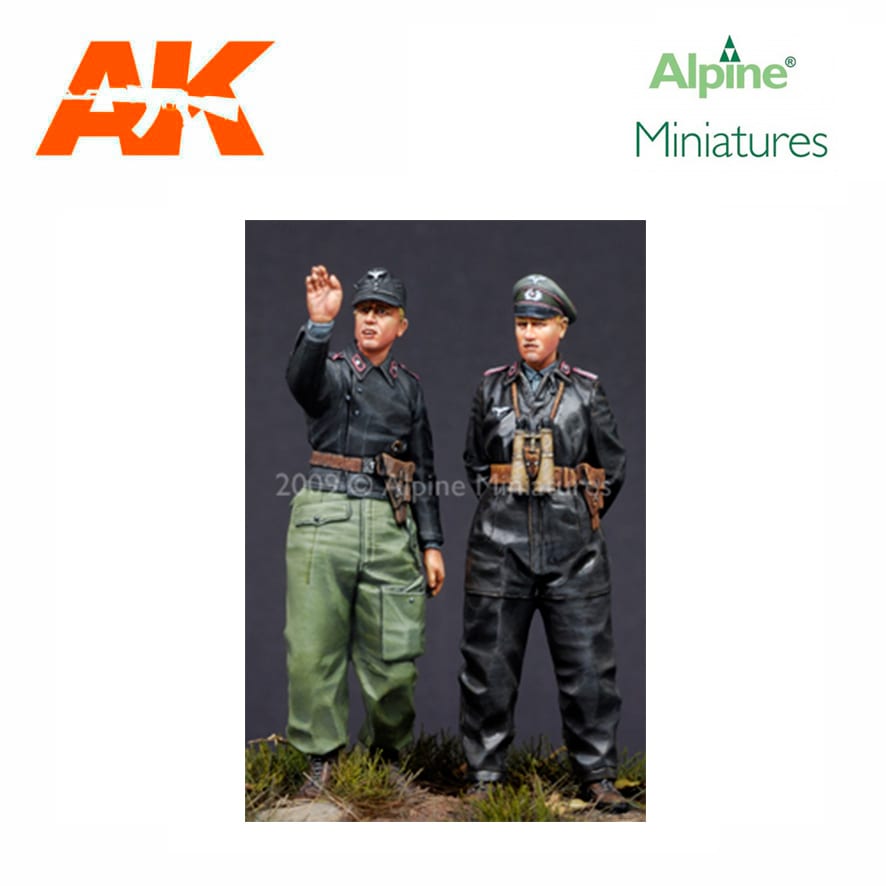 Alpine Miniatures – German Heer Panzer Crew Set (2 figs) 1/35