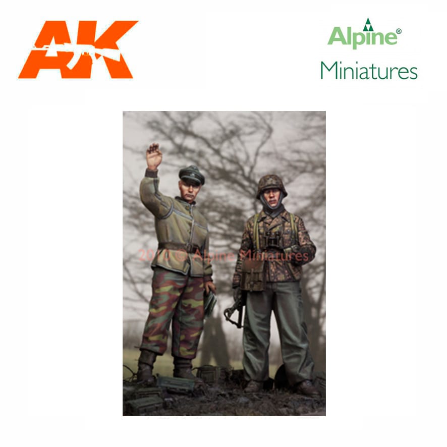 Alpine Miniatures – LAH Officers Ardennes Set #2 (2 figs) 1/35
