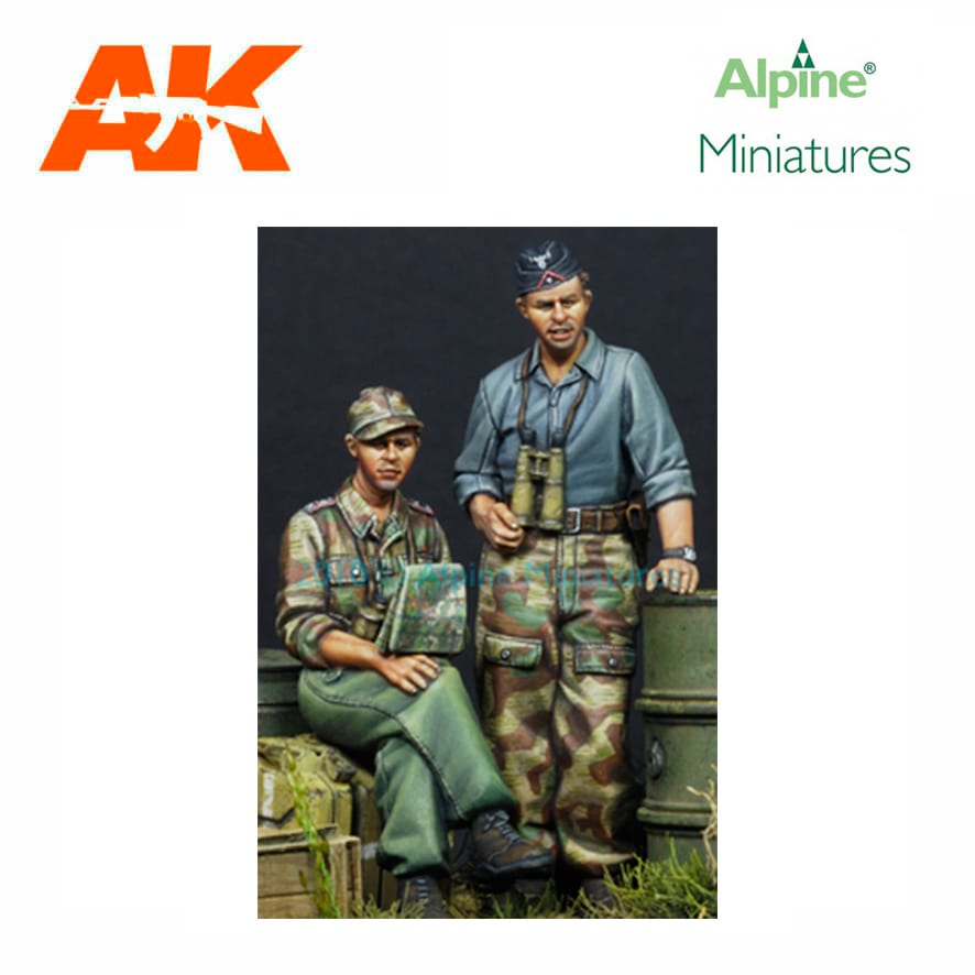 Alpine Miniatures – Panzer Crew Summer Set (2 figs) 1/35