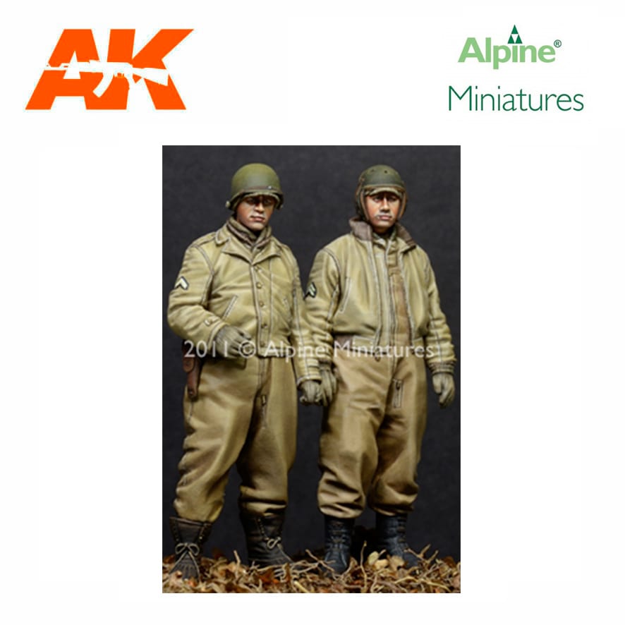 Alpine Miniatures – WW2 US AFV Crew Set (2 figs) 1/35