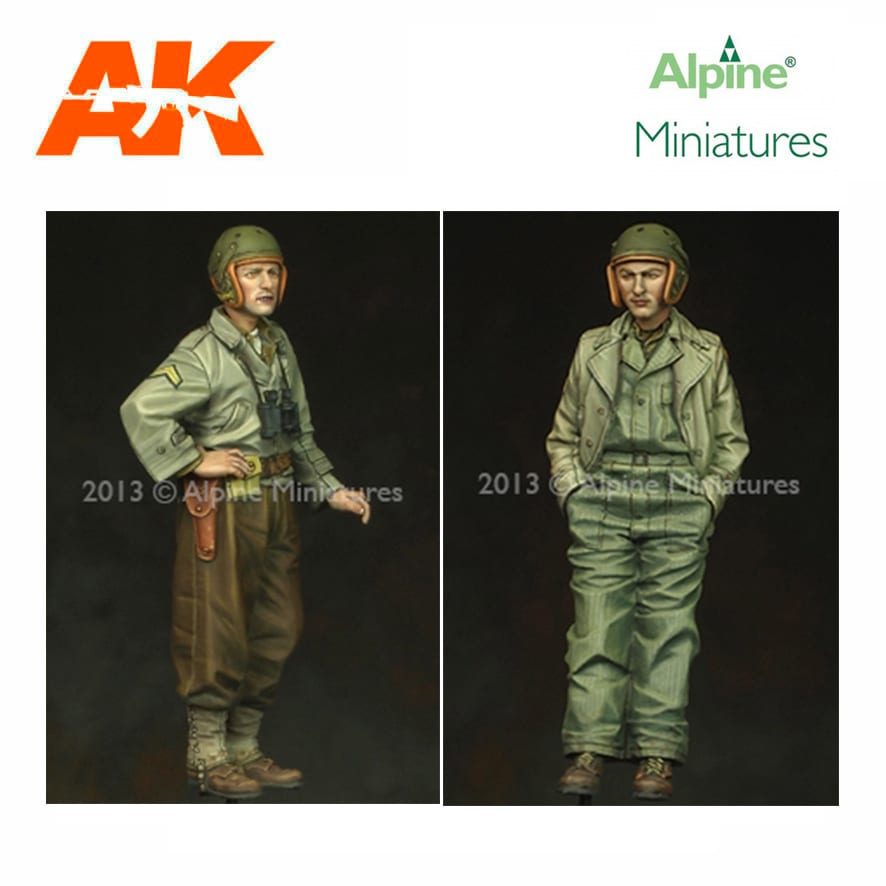 Alpine Miniatures – 3rd Armored Division “Spearhead” Set (2 figs) 1/35