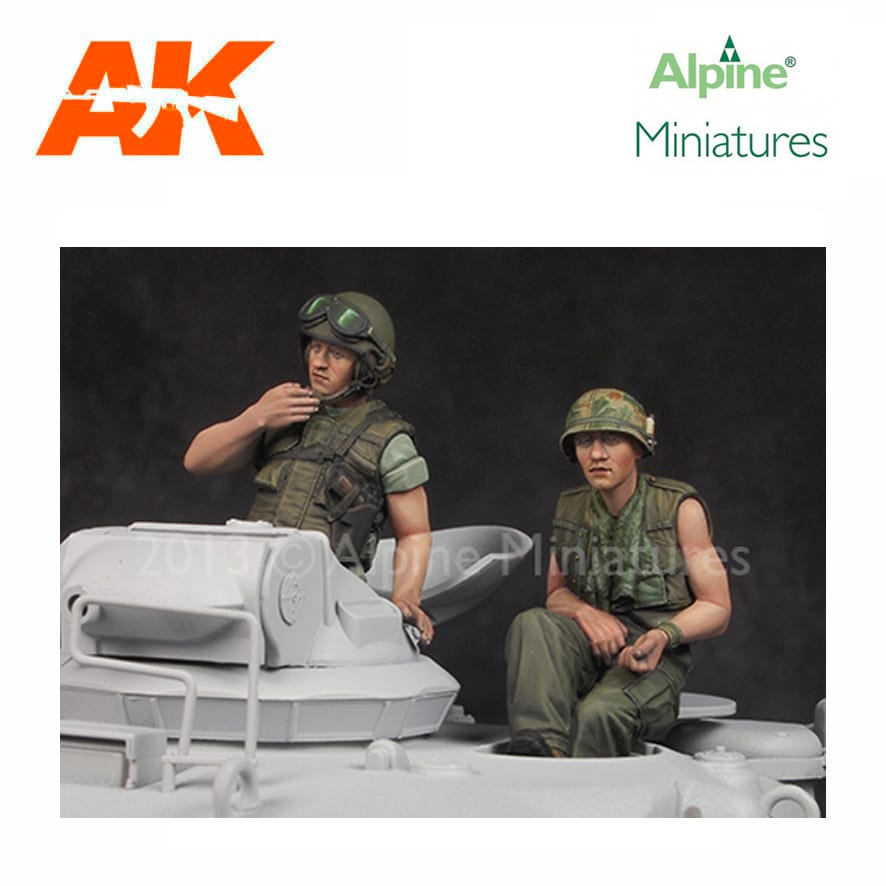 Alpine Miniatures – US Tanker Vietnam War Set (2 figs) 1/35