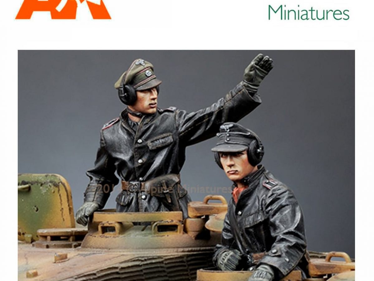 Alpine Mins 35101 German Panzer Crew Summer 2 Fig Set Ww2 1/35th Unpainted Kit for sale online 