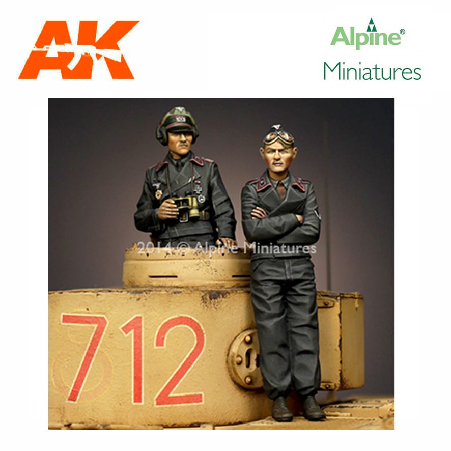 Alpine Miniatures – Panzer Commander Set (2 figs) 1/35
