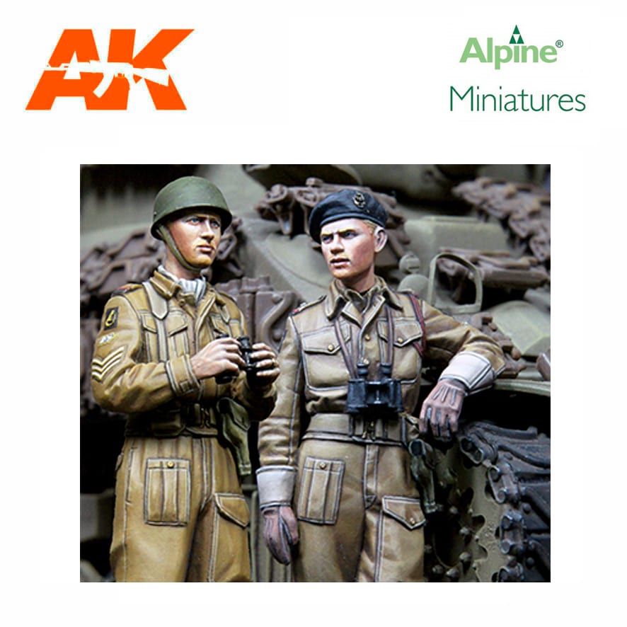 Alpine Miniatures – British RAC AFV Crew Set (2 figs) 1/35