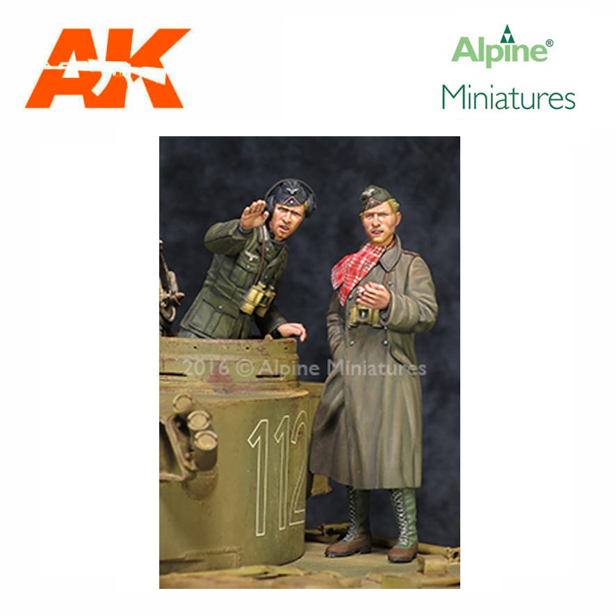 Alpine Miniatures – DAK AFV Commander Set (2 figs) 1/35