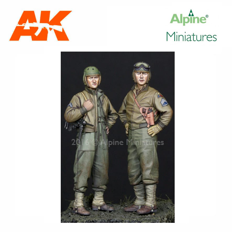 Alpine Miniatures – US 3rd Armored Division Set (2 figs) 1/35