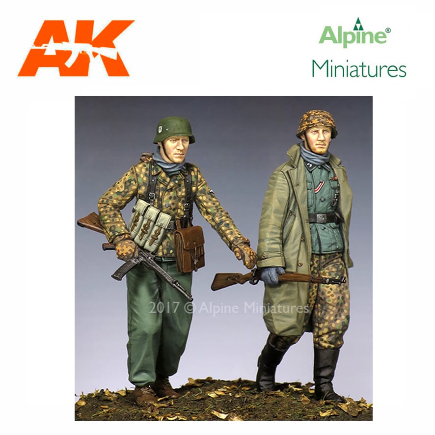 Alpine Miniatures – KG Hansen at Poteau Set #2 (2 figs) 1/35