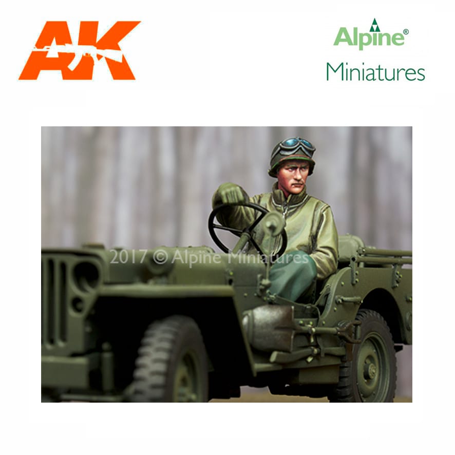Alpine Miniatures – WW2 US Jeep Driver 1/35