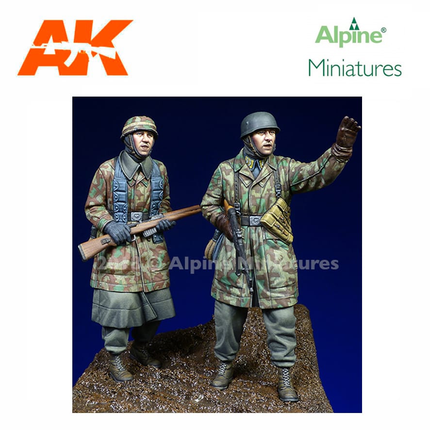 Alpine Miniatures – Fallschirmjaeger, Ardennes Set (2 figs) 1/35
