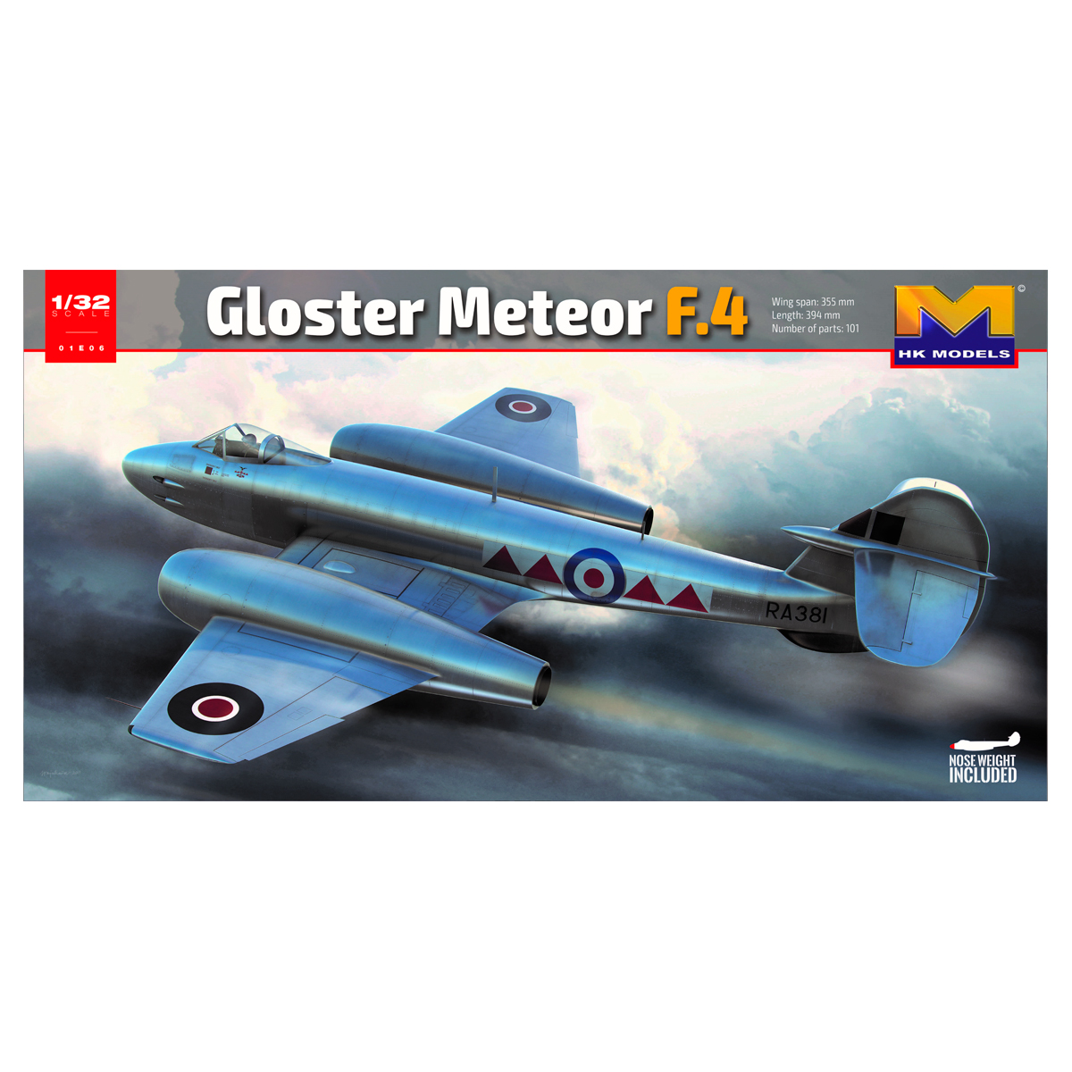 Gloster Meteor F4 (01E06) 1/32