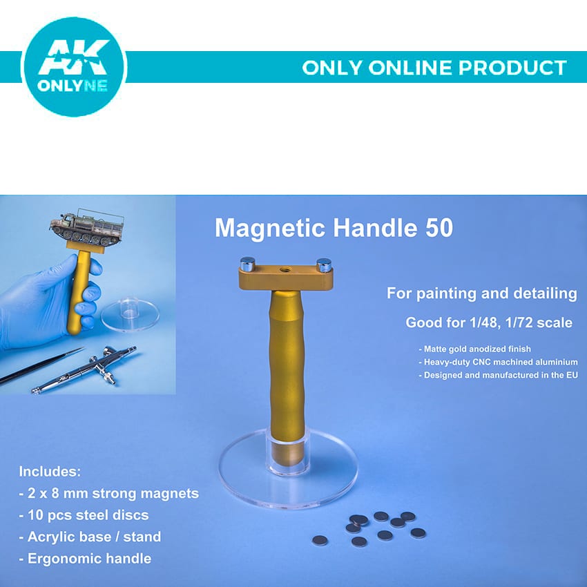 Magnetic handle 50 with acrylic basement