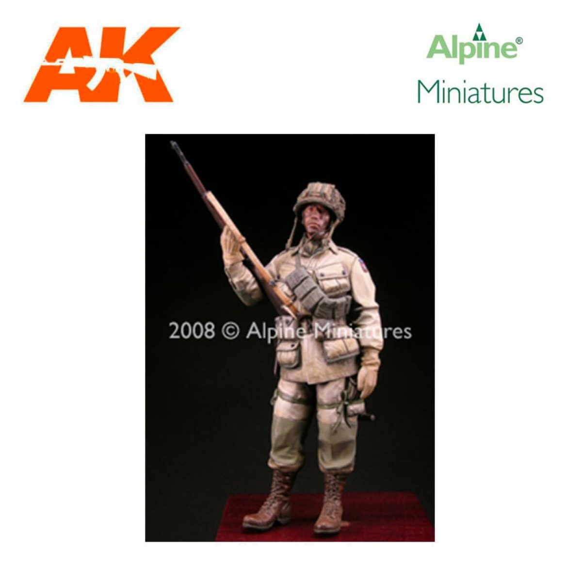 Alpine 16004 - WW2 US Paratrooper 82nd Airborne All American