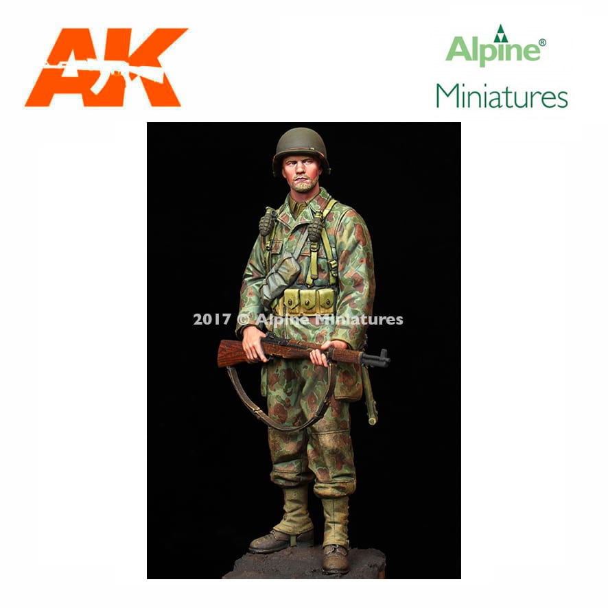 Alpine Miniatures – US Infantry 2AD Normandy 1944 (1/16)