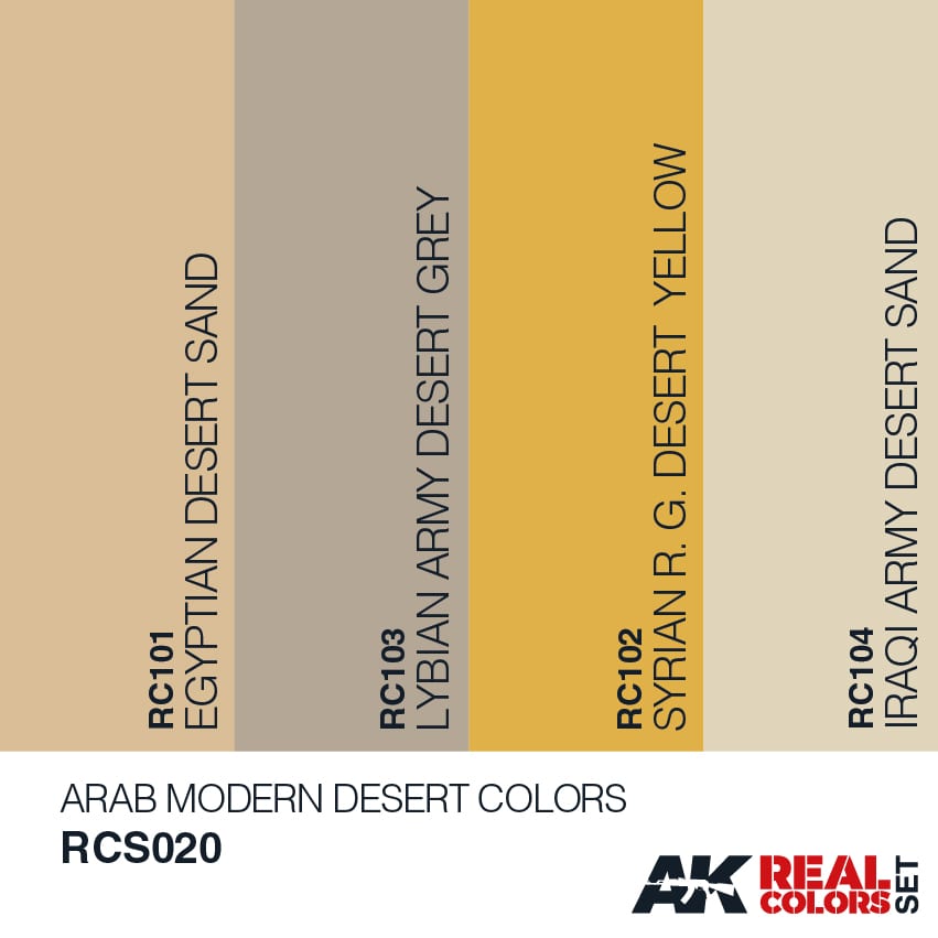 Buy Arab Armor Desert Colors Set Online Ak Interactive