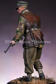 1/10 BUST Resin Figure Model Kit British Soldier Fighter Commando WWII Unpainted 