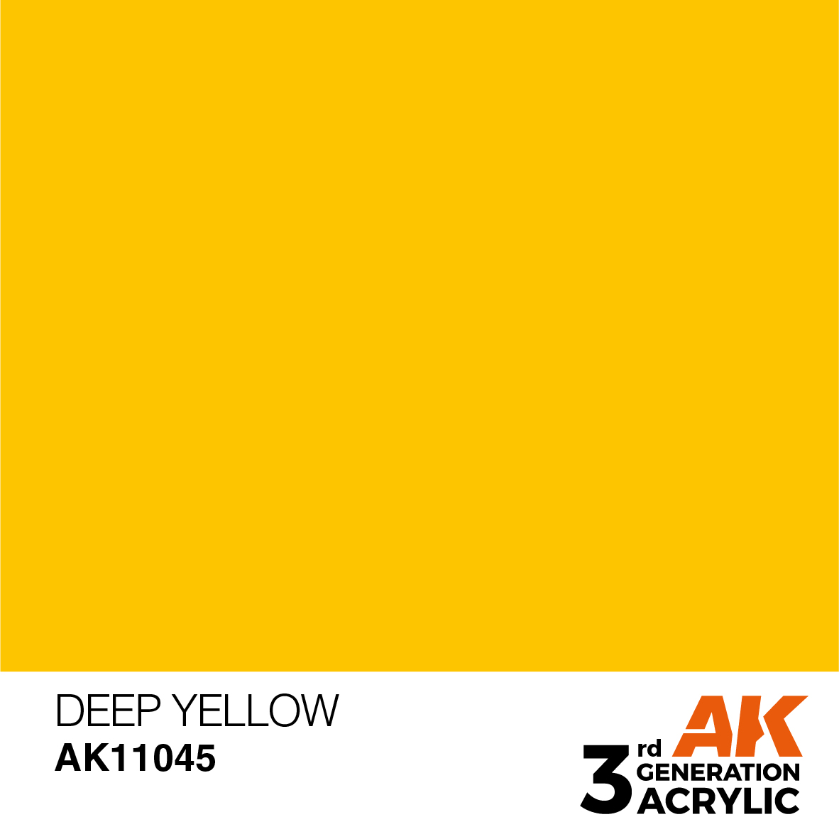 Deep Yellow Acrylic Paint