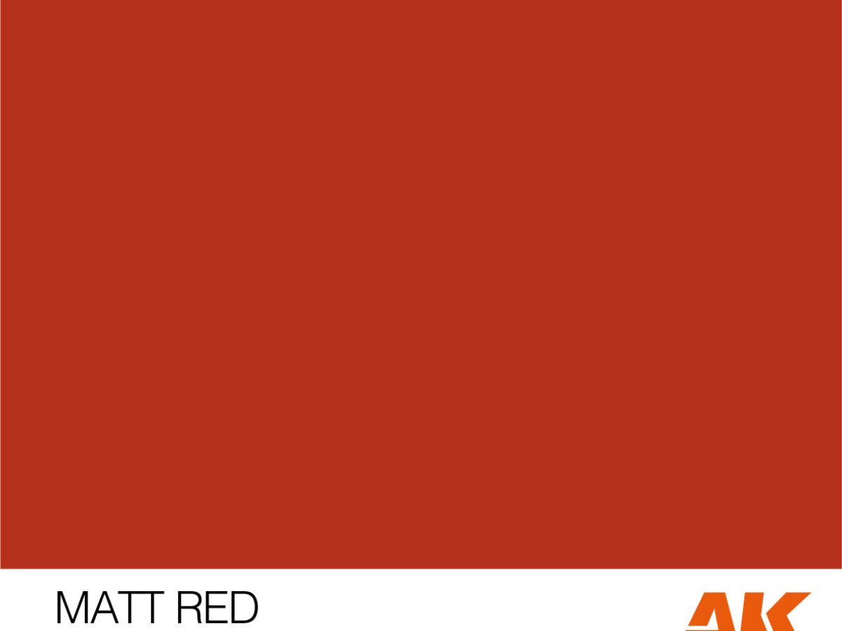 AK11092 Matt Red - Standard 3GEN General Series AK Interactive (17ml.)