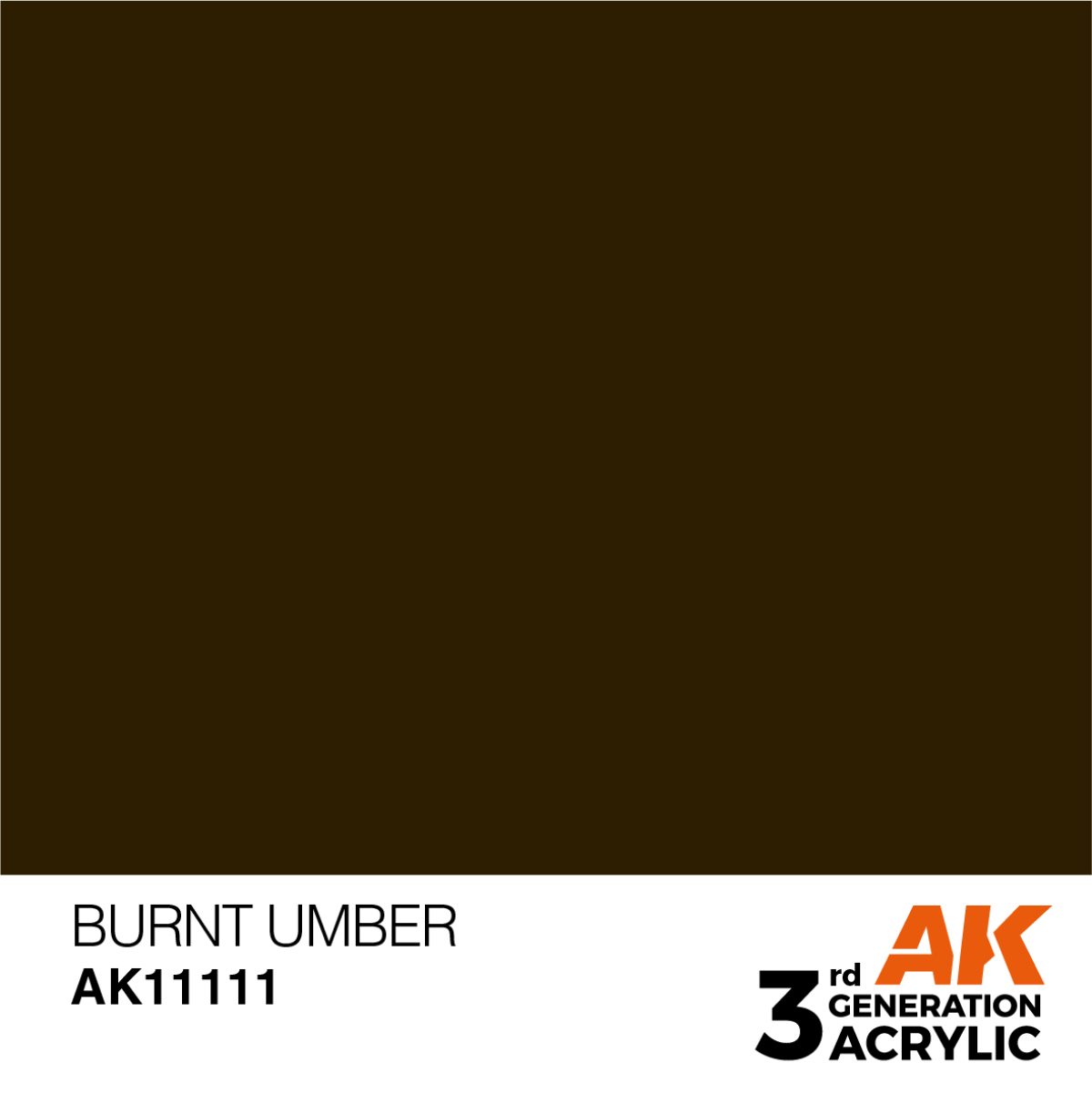 burnt umber acrylic color