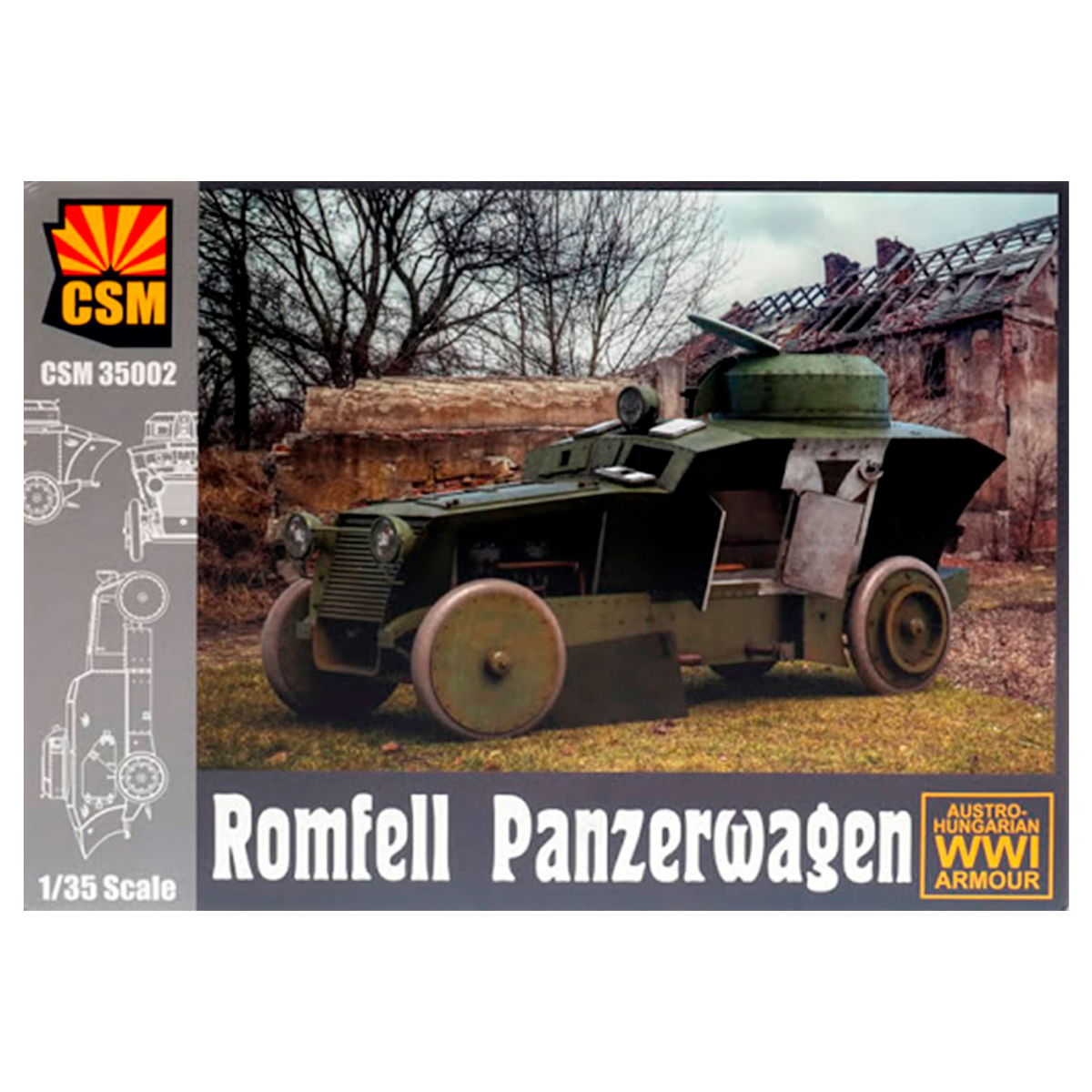 Romfell Panzerwagen 1/35