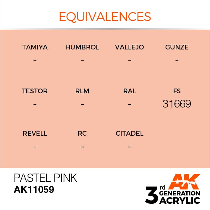 PASTEL PINK - PASTEL - AK Interactive | The weathering #Brand