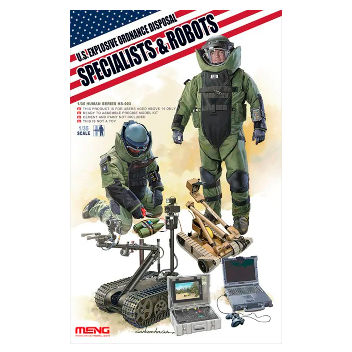 1/35 U.S. Explosive Ordenance Disposal Specialists & Robots
