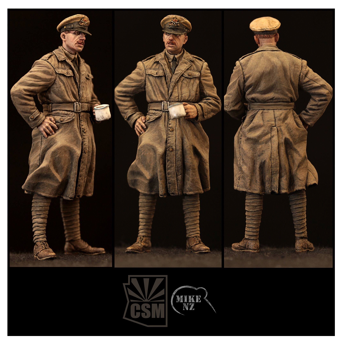 British Armoured Car Division Officer on Tea Break 1/35