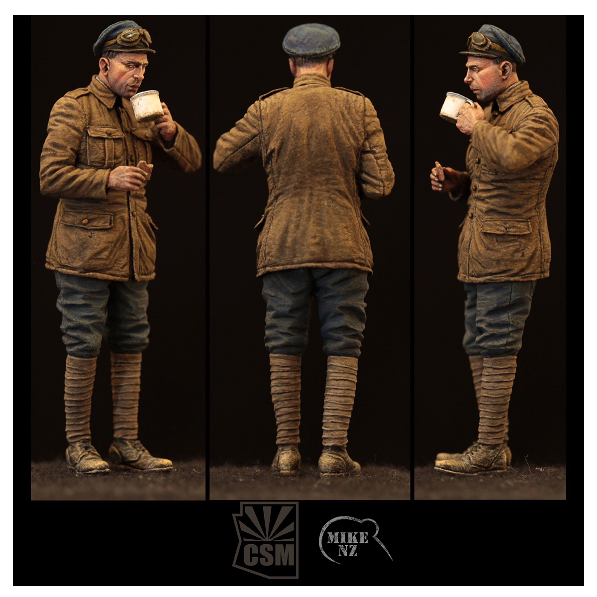 British Armoured Car Division Serviceman on Tea Break 1/35