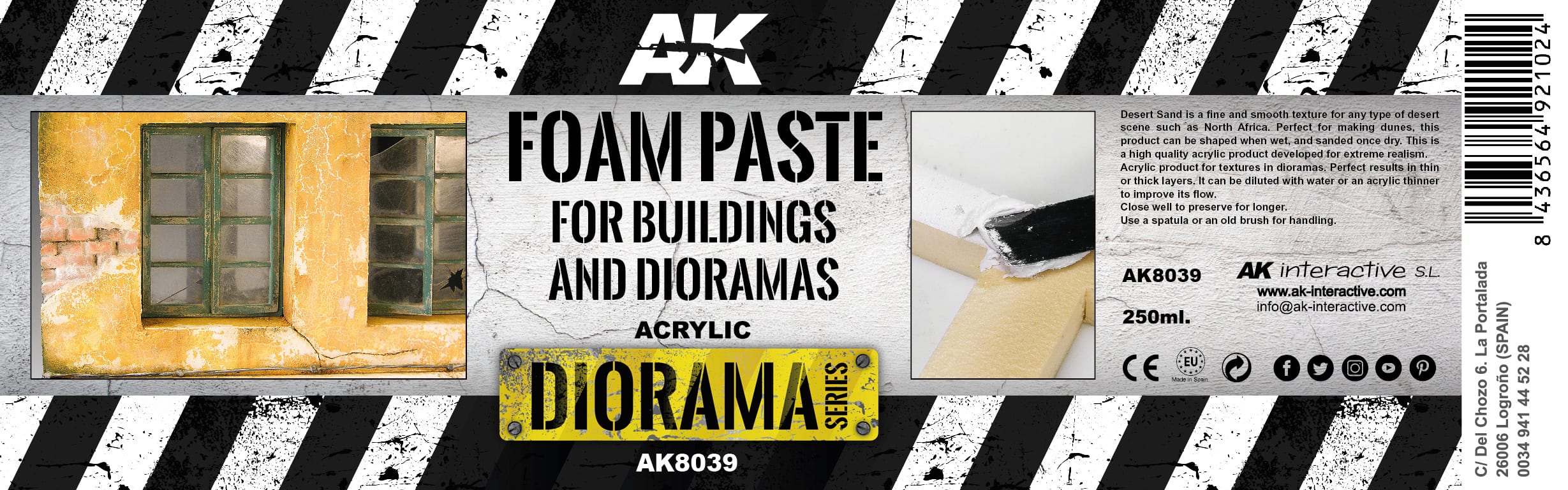 Diorama Ak interactive Mousse à découper 10 mm format A5
