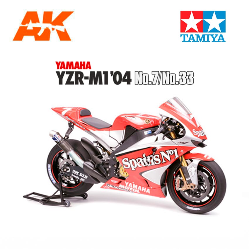 Tamiya 1/12 Yamaha Yzr-m1 2004 MOTOGP Racing Motorcycle Tam14100 for sale online 