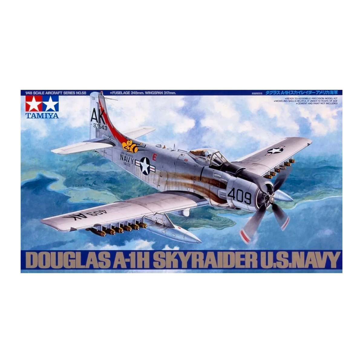 1/48 Douglas A-1H Skyraider U.S. Navy