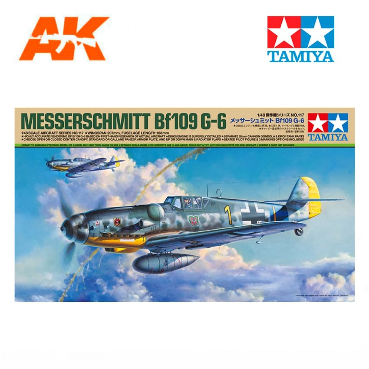 Premium Hobbies Bf109 G-6 «Wild Sow 148 Kit de avión de plástico 137 V –  Yaxa Colombia