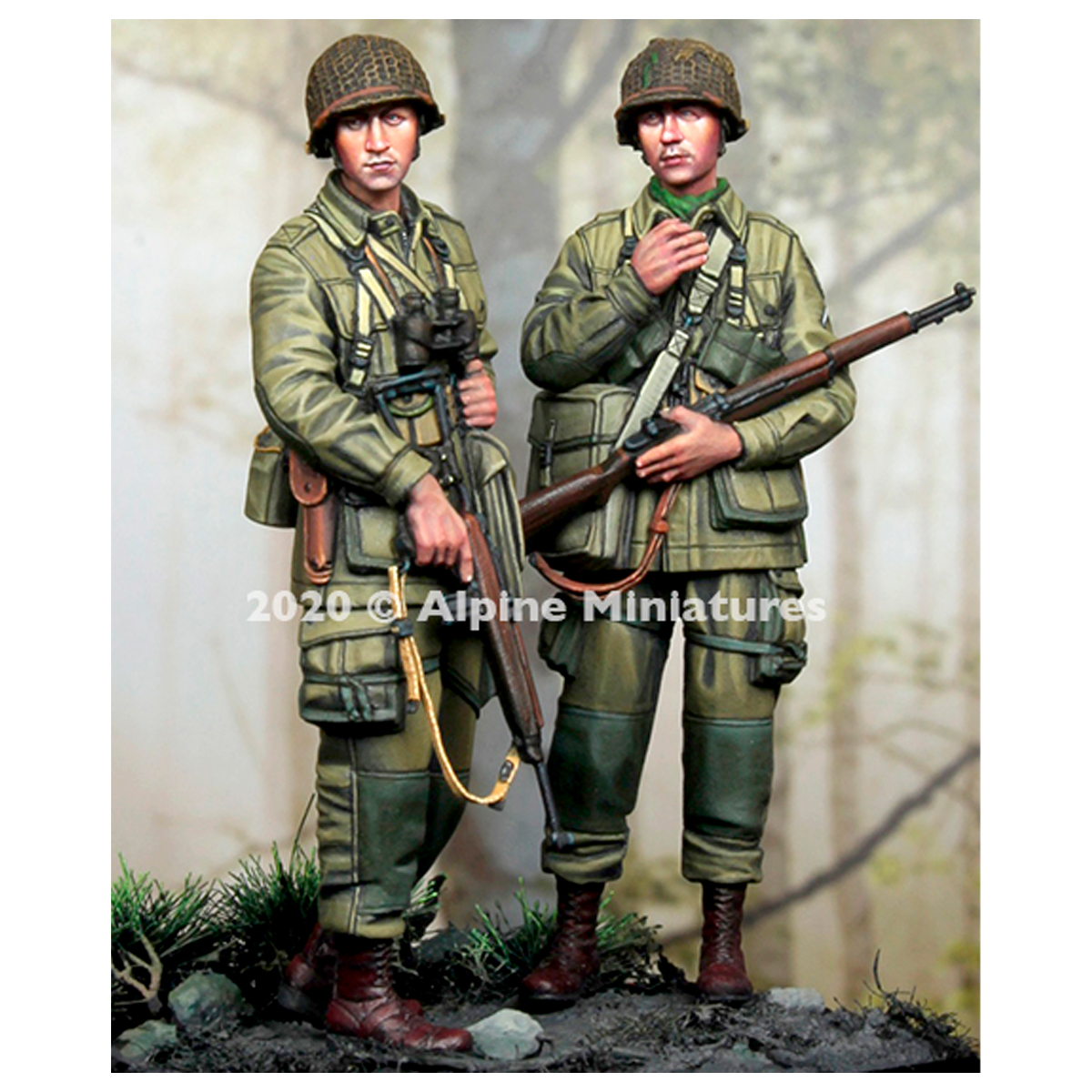 Alpine Miniatures – US 101st Airborne Set (2 figs) 1/35