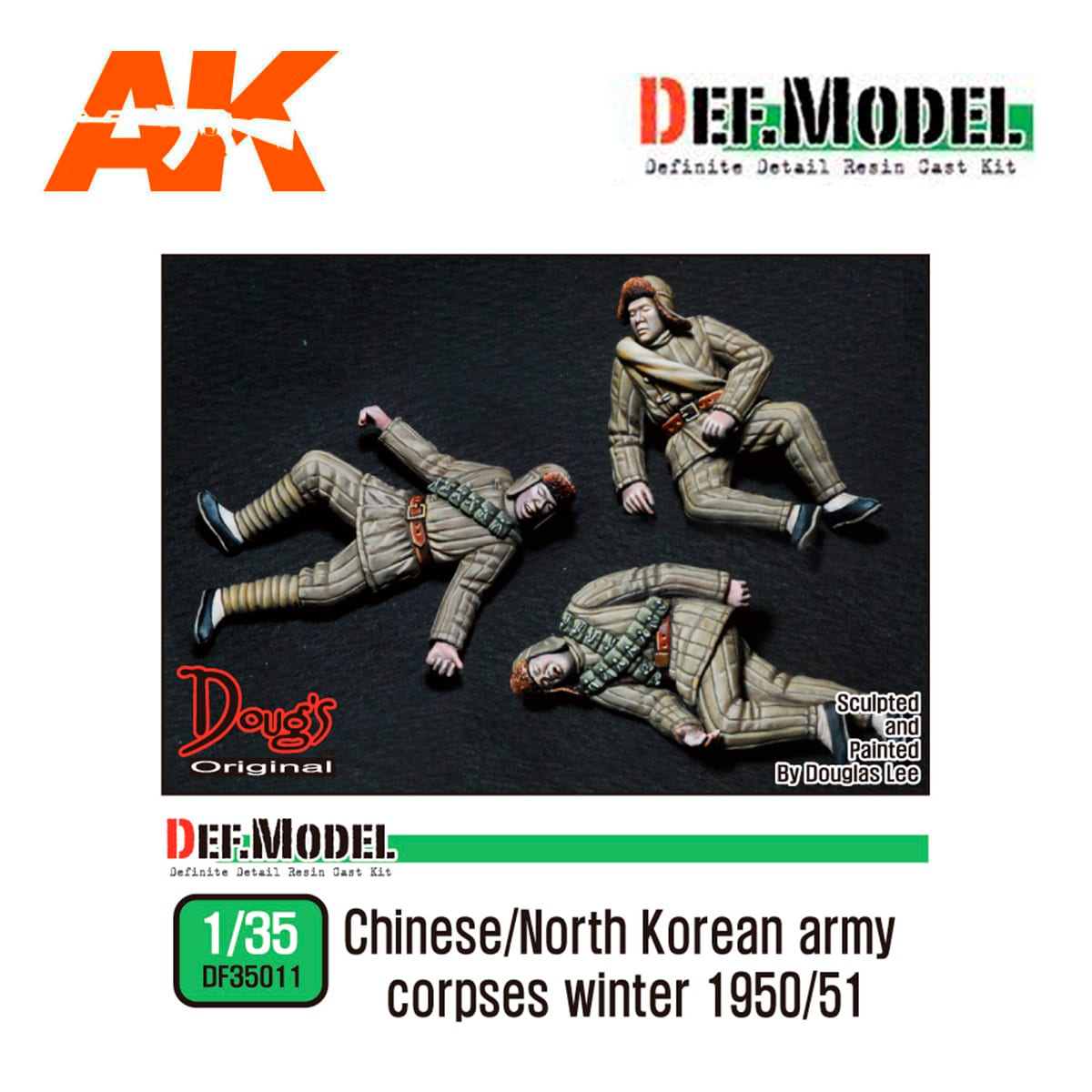Chinese / North korean army corpses (3pc)