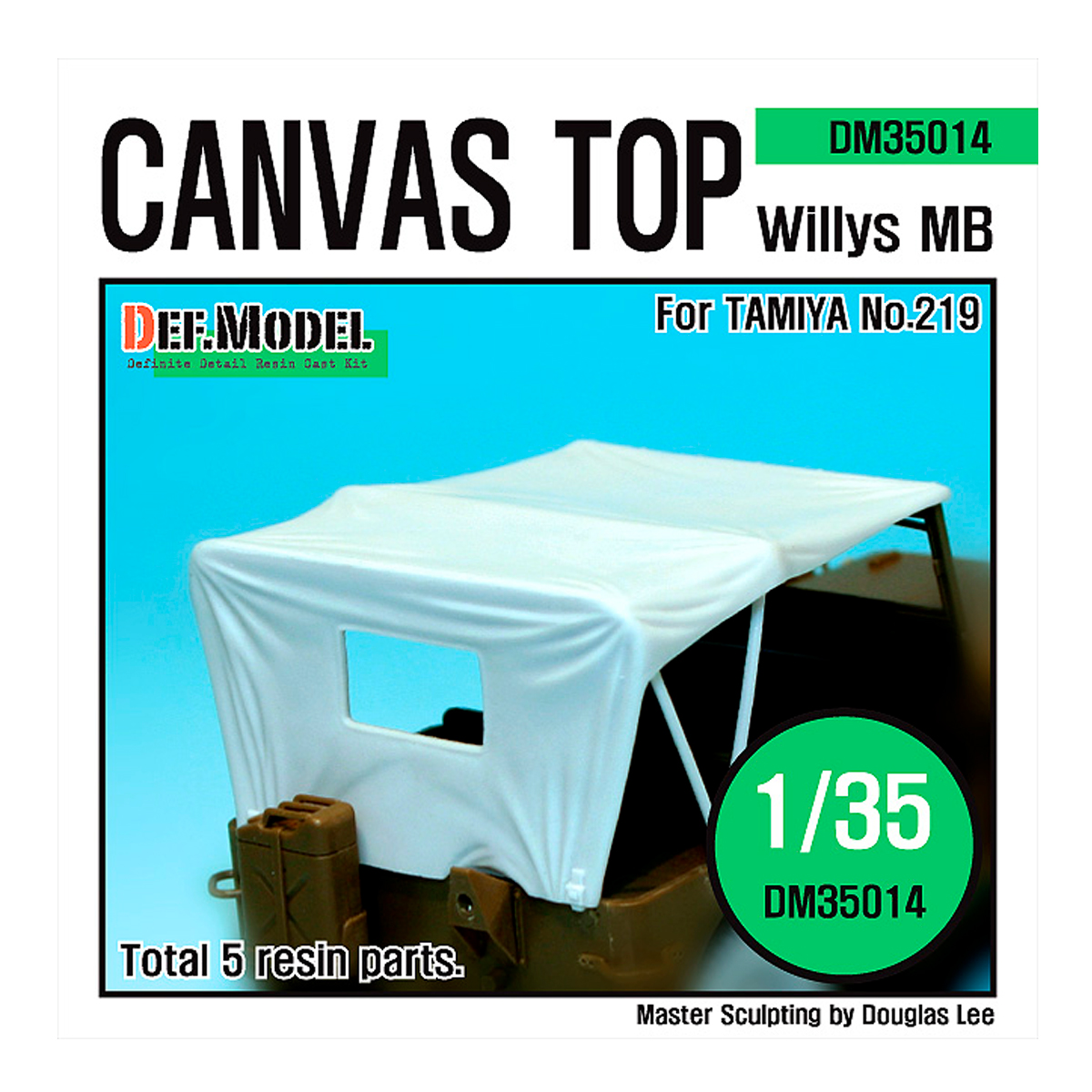 Canvas Top for Willys MB 4×4 Truck (for Tamiya 1/35)