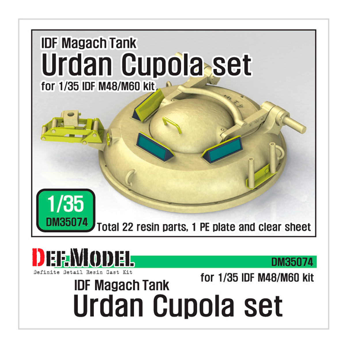 IDF Magach Urdan Cupola set (for 1/35 IDF M48/M60 kit)