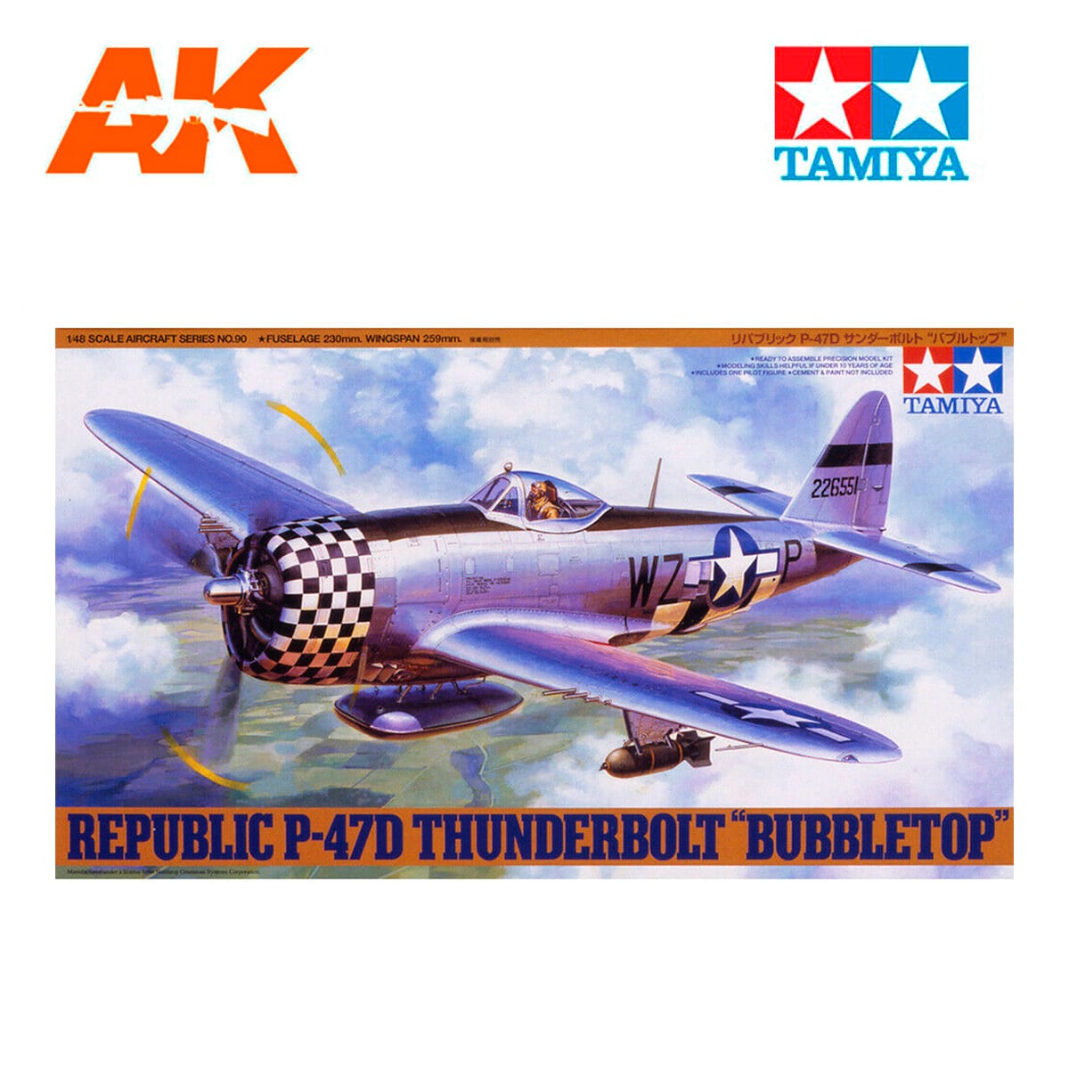 1/48 P-47D Thunderbolt Bubbletop