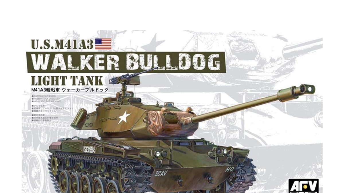 AFV Club 1/35 AF35041 US M41A3 Walker Bulldog Light Tank 